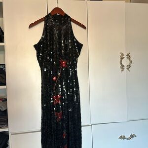 Vintage sequin sheath dress
